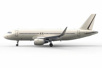 Obraz premium White Airplane On A Runway