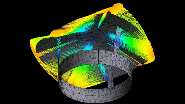 Mechanic simulation engineering - Stress and breakpoint analysis of cap under force and moment conditions