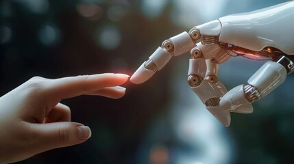 Human and Robot Hand Interaction