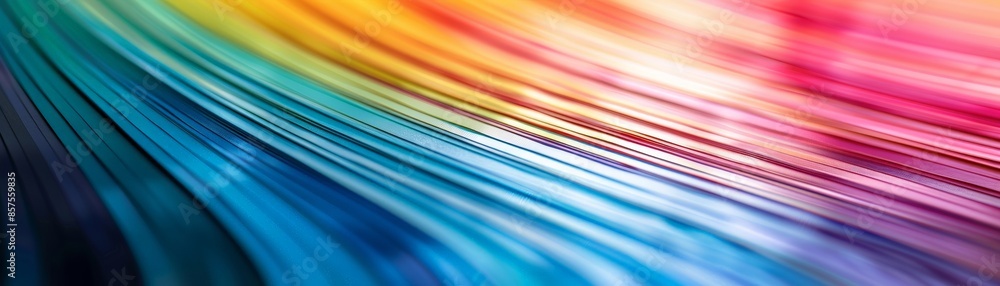 Aufkleber abstract rainbow gradient background with blurred lines.