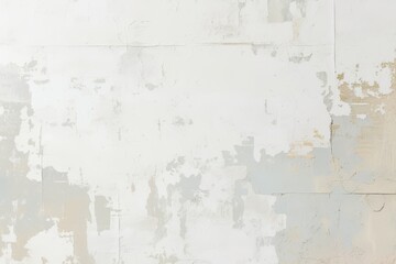 White Washed Wall With Patchy Paint