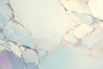 Abstract Cracked Wall with Pastel Colors