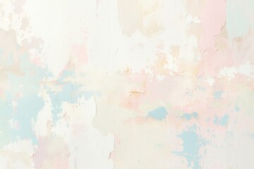 Obraz premium Abstract Wall with Pastel Colors and Peeling Paint