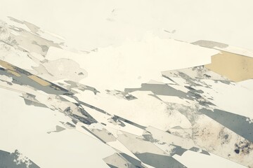 Abstract Digital Art with Geometric Shapes and Vintage Aesthetic