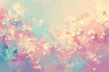 Abstract Watercolor Background with Pastel Colors