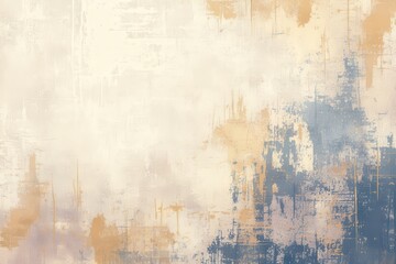 Obraz premium Abstract Grunge Background with Beige and Blue Tones