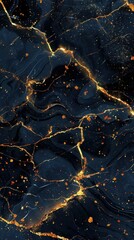 Fototapeta premium Elegant Black Marble: Abstract Gold Veins, Sophisticated Pattern, Luxurious Decor, Modern Art, Opulent Design, Stylish Background, High-End Texture, Artistic Wallpaper, Premium Finish