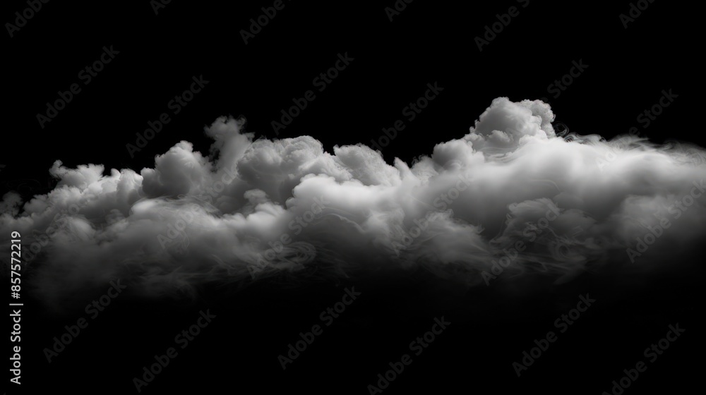Poster a dark sky with a few clouds. generate ai image