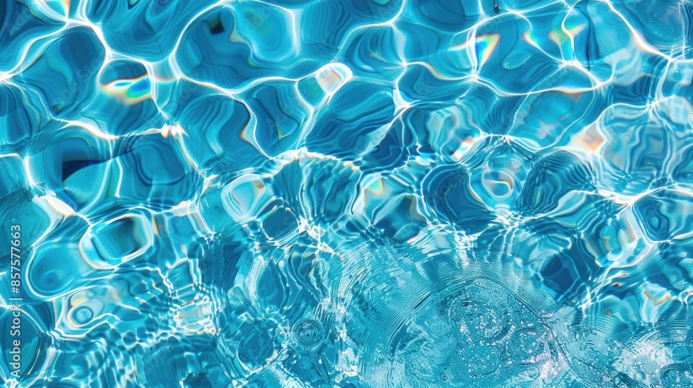 Poster a body of water with ripples and waves, creating a serene and calming atmosphere. generate ai image
