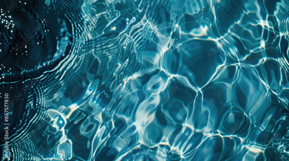 Aufkleber a body of water with ripples and waves, creating a serene and calming atmosphere. generate ai image