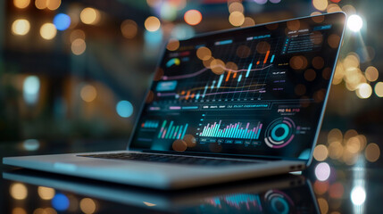 business financing digital management software system tax calculation data, financial data records 