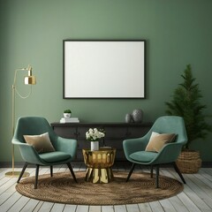 modern living room with tv