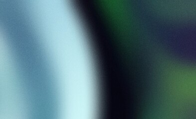 Blue black green grainy grungy texture gradient background, bright shine modern trendy abstract poster backdrop design, noise texture, wide banner size