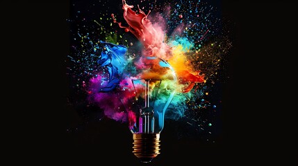 Lightbulb Explosion of Creativity