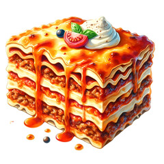 slice of lasagna png