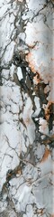 A white marble texture with cracks and veins.