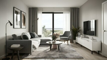 Fototapeta premium modern living room