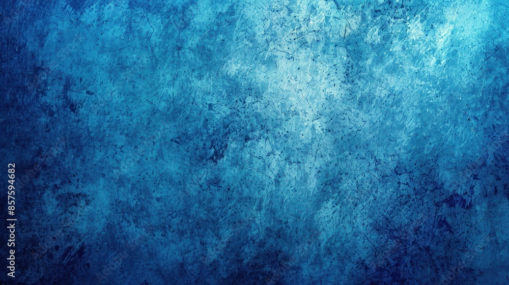 Poster a blue background with a splash of white. generate ai image