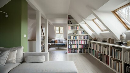 interior of a library