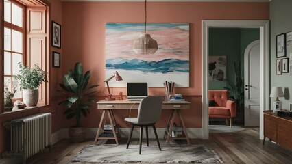Fototapeta premium living room interior