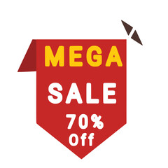 Mega sale 70% off sign,mega sale banner,mega sale icon,mega sale banner,