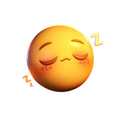 The emoji expression while sleeping