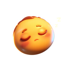 The emoji expression while sleeping