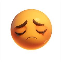 Sad emoji expression
