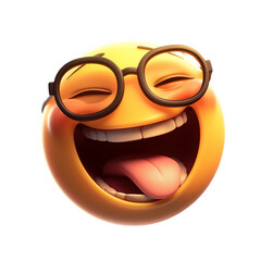 Laughing emoji expression