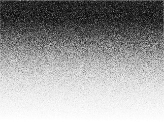 Noise gradient vector texture. Dotwork gradient pattern background. Black noise stipple dots. Sand grain effect. Abstract noise dotwork pattern. Gradient circles. Stochastic dotted grunge banner.