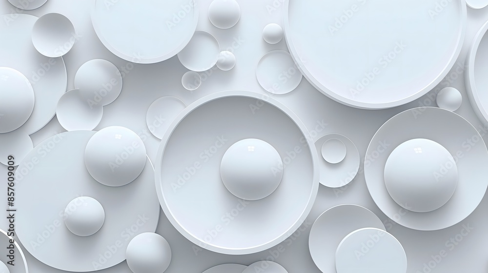 Poster 4. produce a clean and contemporary abstract background with circles, tailored for a brochure or fly