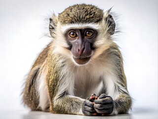 Obraz premium Vervet Monkey With A Curious Expression On Its Face