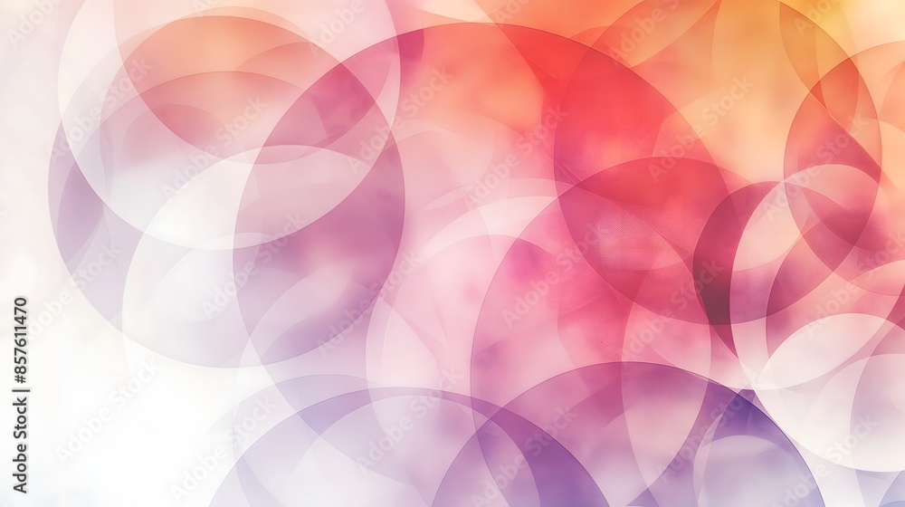 Poster 2. create an innovative design template with a geometrical abstract background composed of circles, 