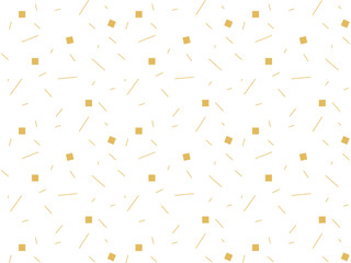 切り箔散らし　日本伝統柄　シームレスの和柄素材　カラー:金バージョン