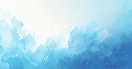 Abstract blue watercolor background with copy space text for design, background, and texture.