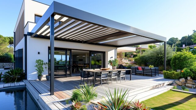 Project for the Construction of a Bioclimatic Veranda or Pergola