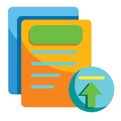 Obraz premium Document Upload Icon