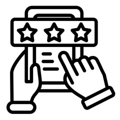 Rate And Review Icon