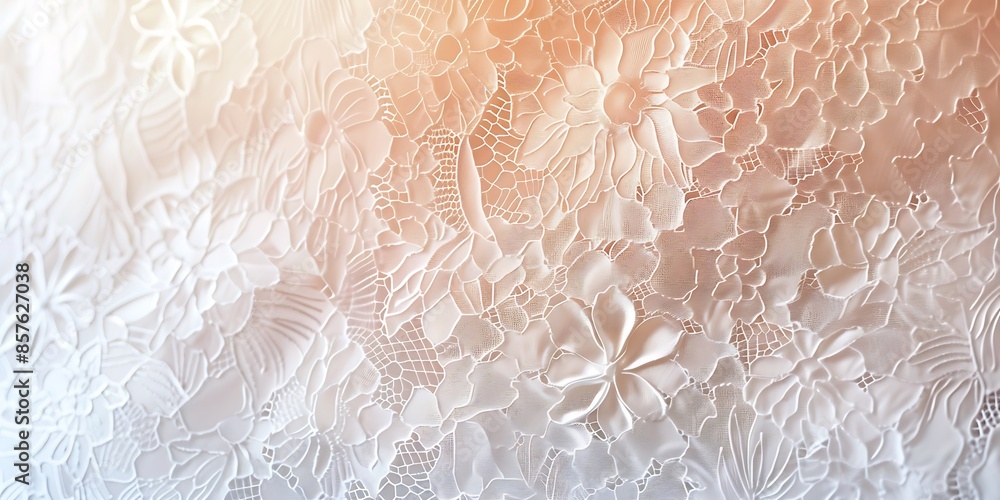 Poster abstract floral lace background a delicate abstract background with floral lace patterns in soft hue