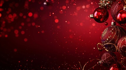Red christmas background