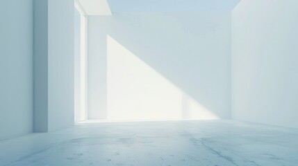 Obraz premium Clean white space with a large empty area and a smooth background.