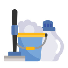 Fototapeta premium Floor Cleaner Icon