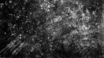 Vintage subtle grit black and white texture. Abstract splattered background for overlay.