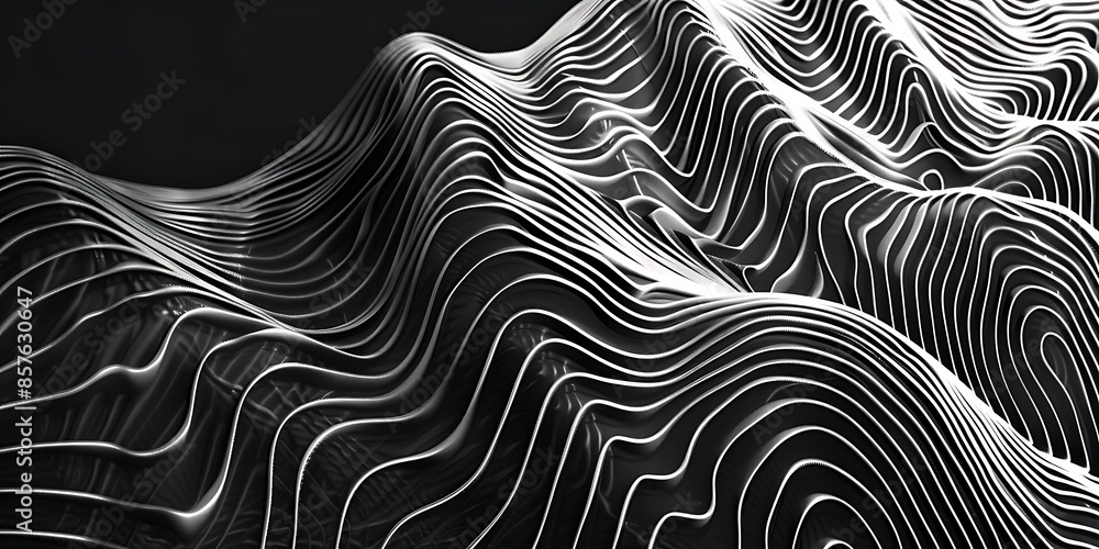 Poster abstract line art background a stylish abstract background featuring intricate line art designs, hig