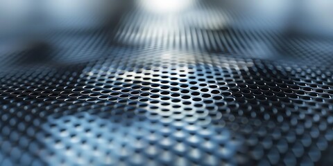Abstract Metallic Grid Background A sleek abstract background with metallic grid patterns and reflective surfaces, offering a modern and tech-inspired look. 