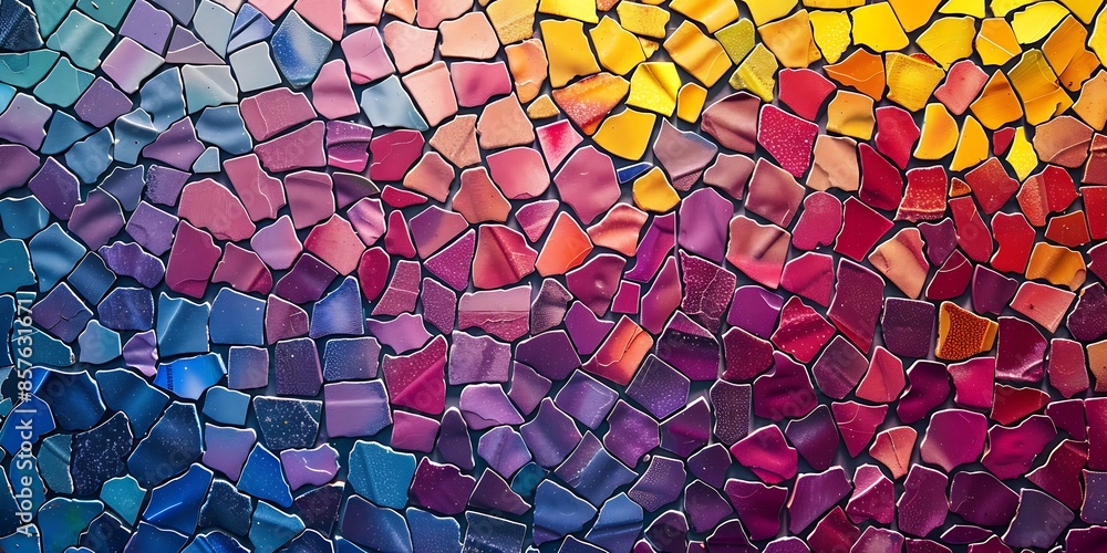 Poster abstract mosaic background a stylish abstract background with mosaic patterns in different hues, pro