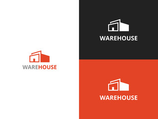 Minimal Warehouse logo design