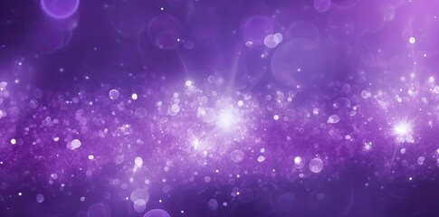 purple light background with bokeh lights in the dark