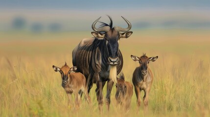 Blue wildebeest (Connochaetes taurinus)