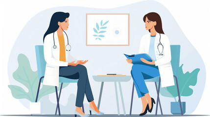 compassionate healthcare provider offering support to a patient managing chronic conditions 